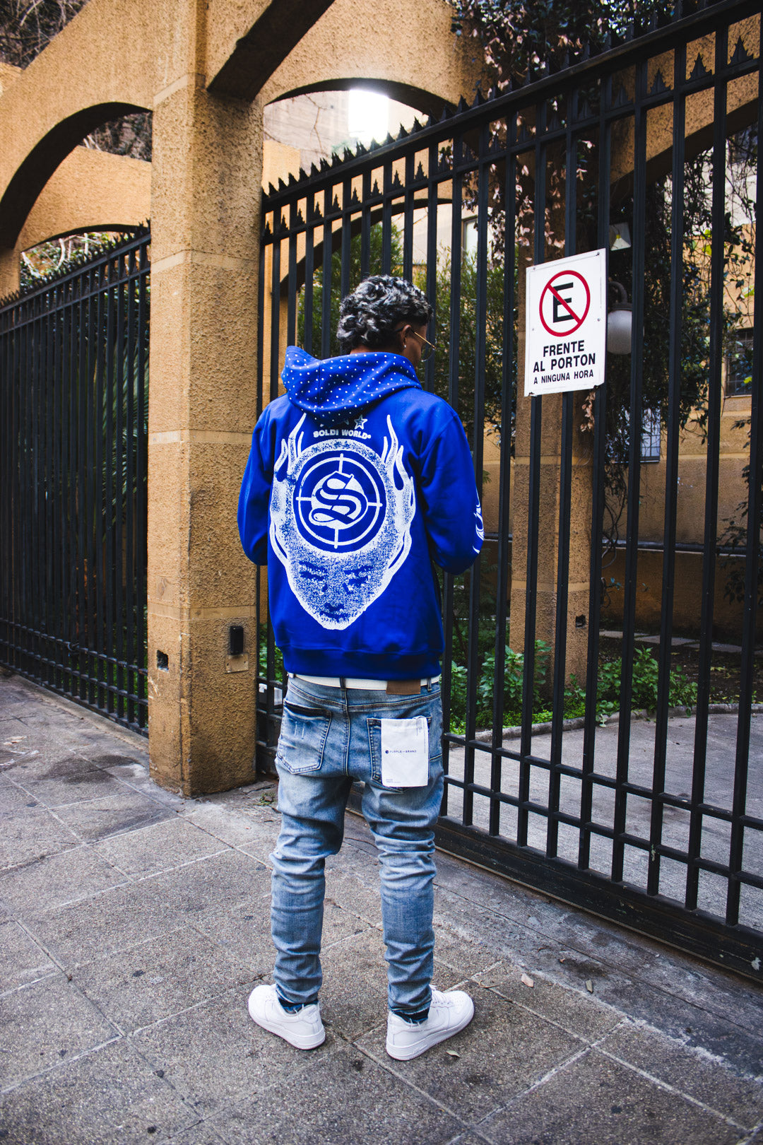 Hoodie SOLDI W AZUL
