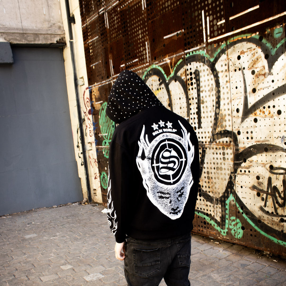 Hoodie SOLDI W negro