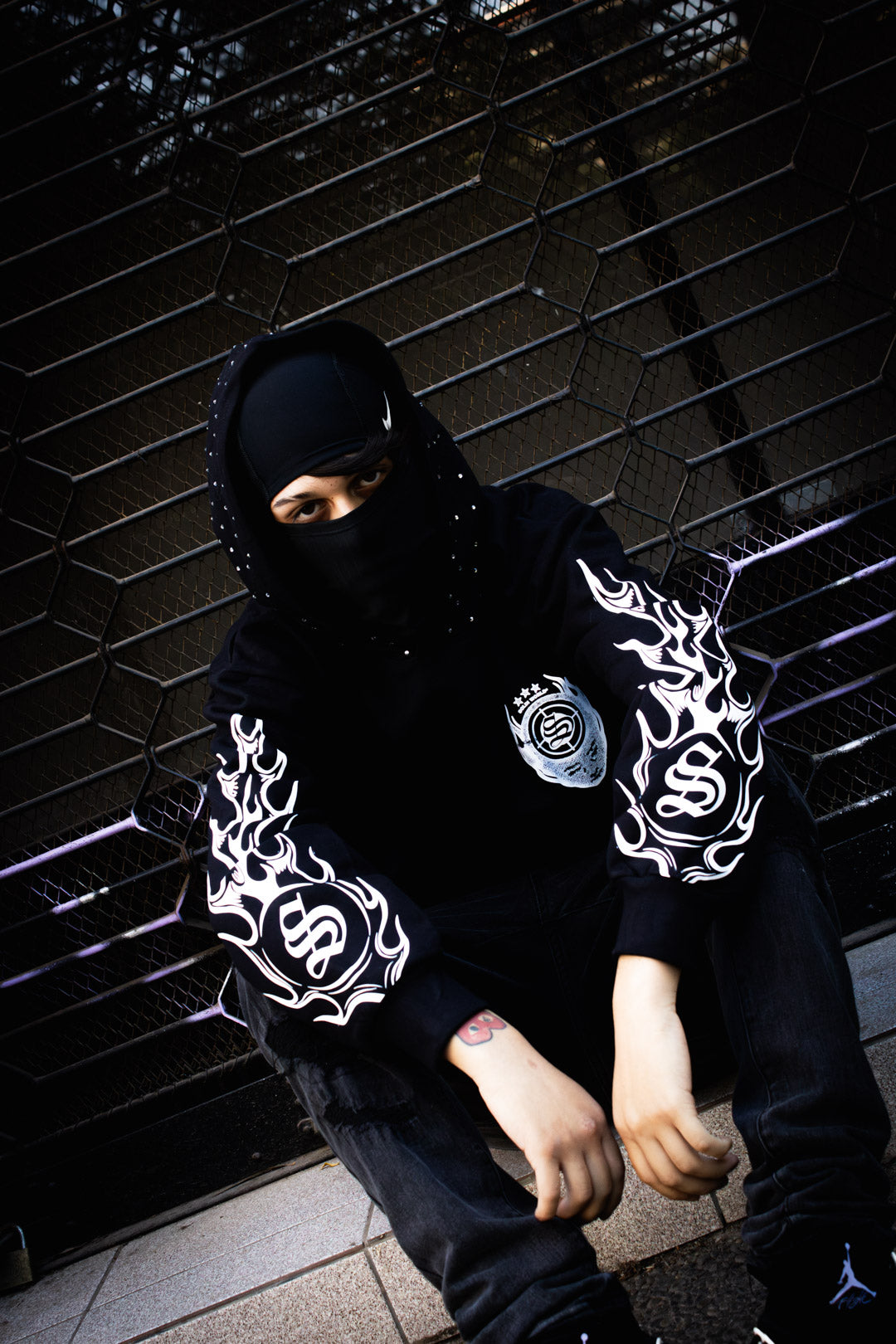 Hoodie SOLDI W negro