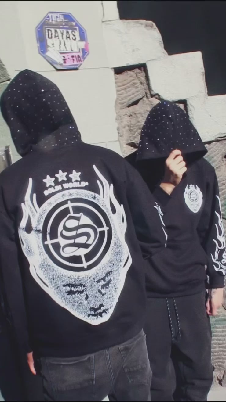 Hoodie SOLDI W negro